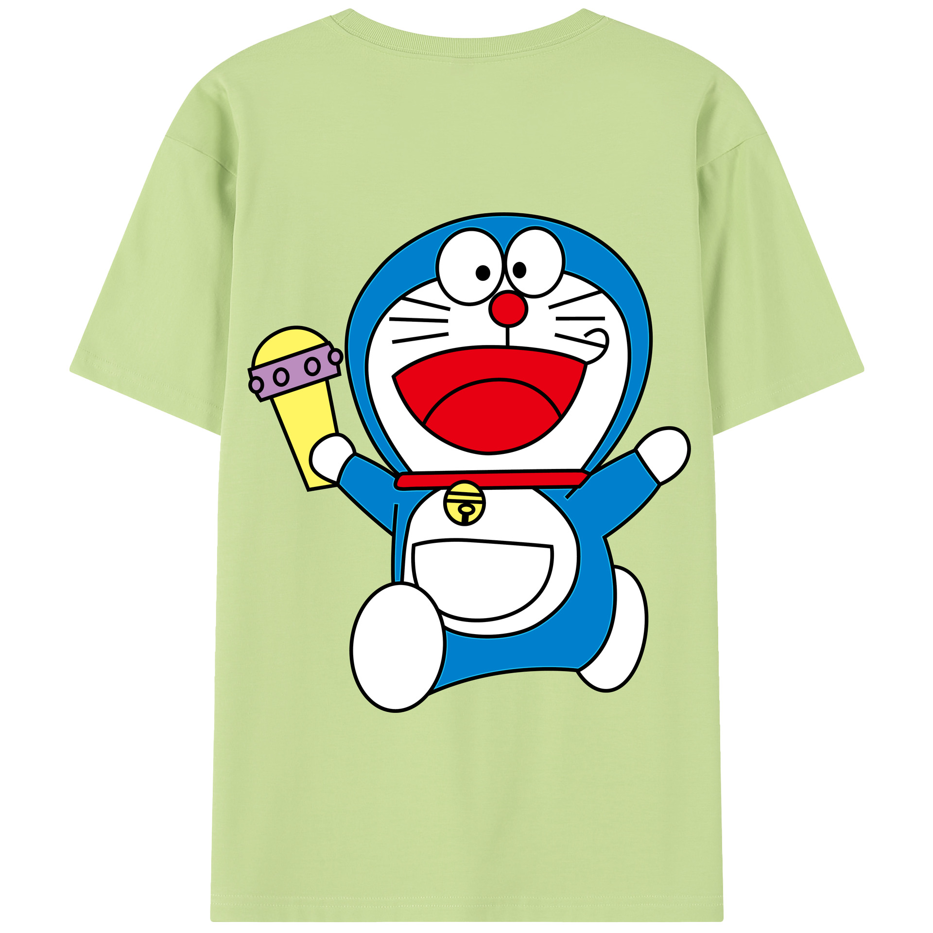 （画像用） ドラえもん Doraemon 綿100％半袖Tシャツ（背面プリント）